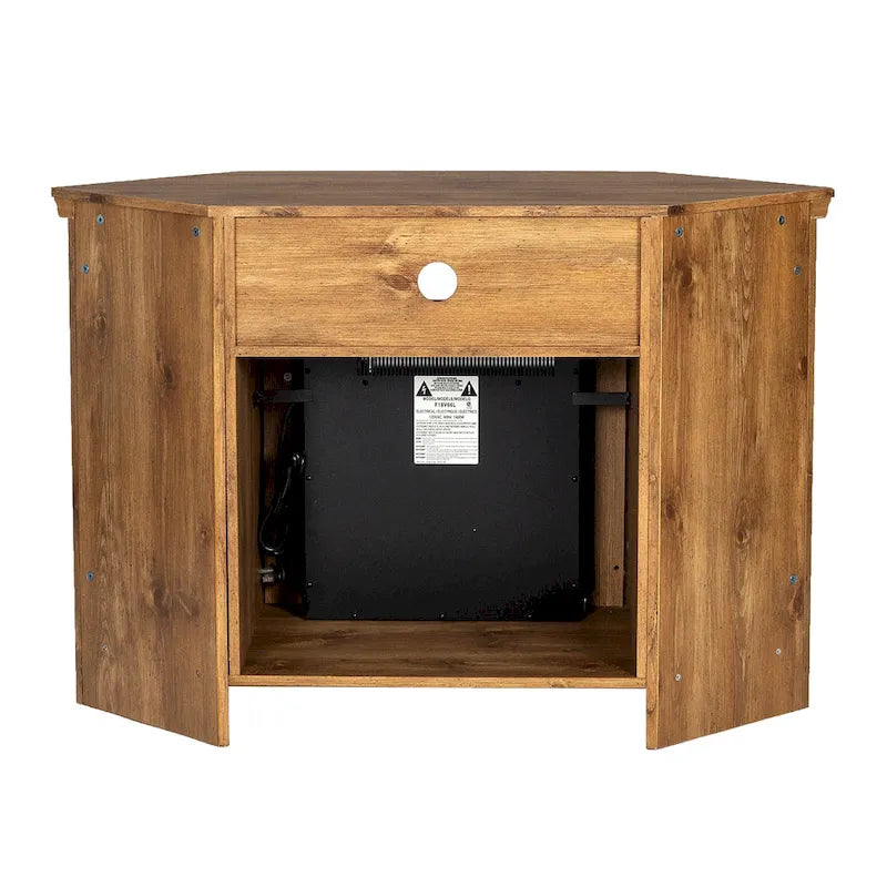 Meuble TV d'angle avec cheminée Middlebrook de 48 pouces