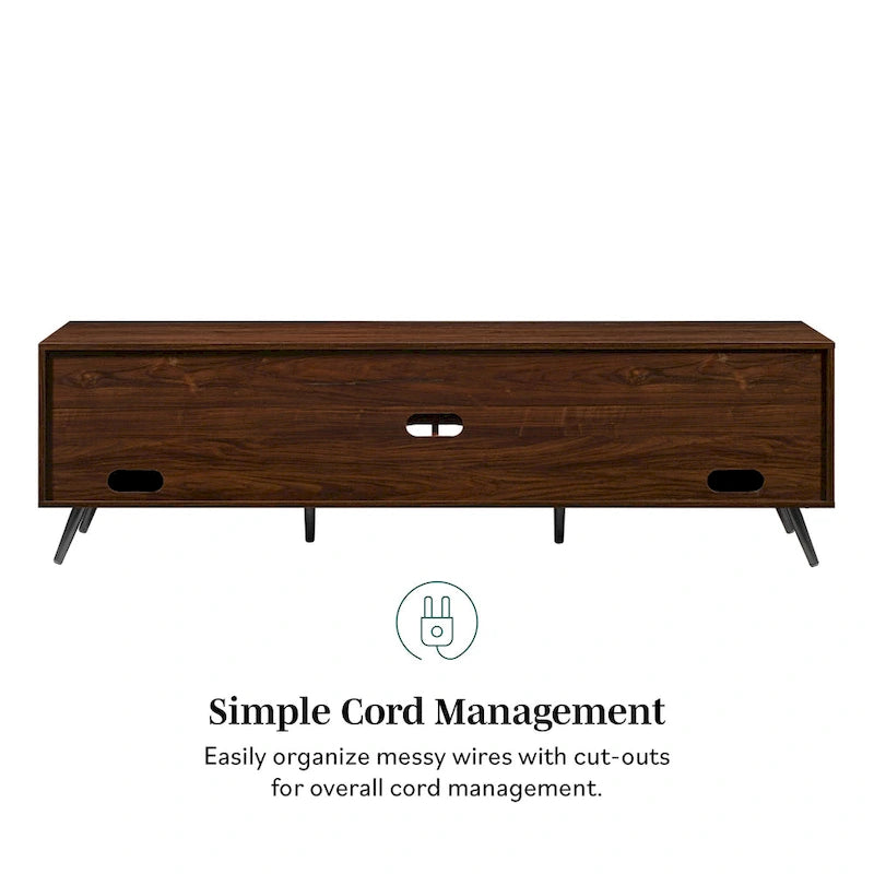 Meuble TV 70 pouces de style moderne du milieu du siècle de Middlebrook Designs