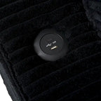 Canapé-lit méridienne en velours côtelé de 86,5 pouces avec ports USB, porte-gobelets et 8 coussins épais