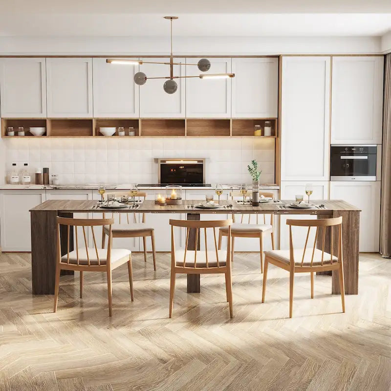 Table console extensible multifonctionnelle