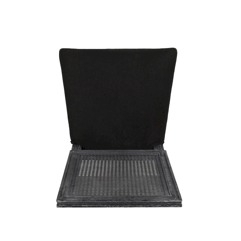 Ensemble de salle à manger circulaire 5 pièces Remuda en bois et rotin rembourrés par Christopher Knight Home