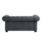 Canapé deux places Chesterfield capitonné Corvus Aleksis