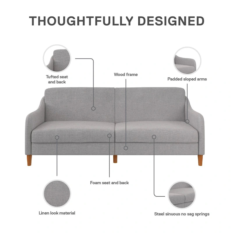 Futon à ressorts Avenue Greene Jayson