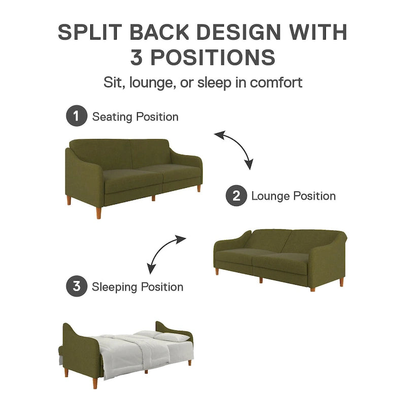 Futon à ressorts Avenue Greene Jayson