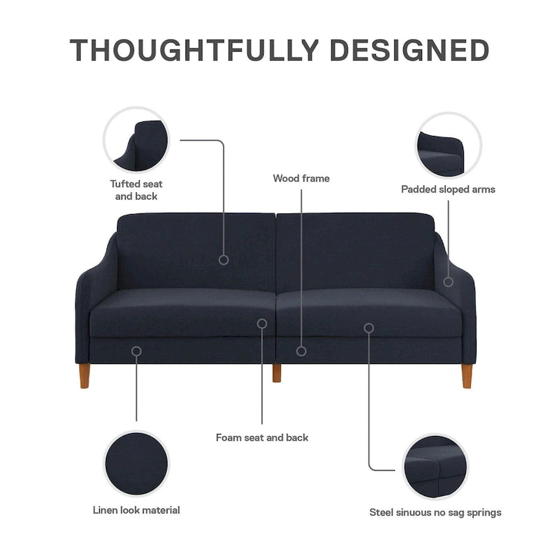 Futon à ressorts Avenue Greene Jayson