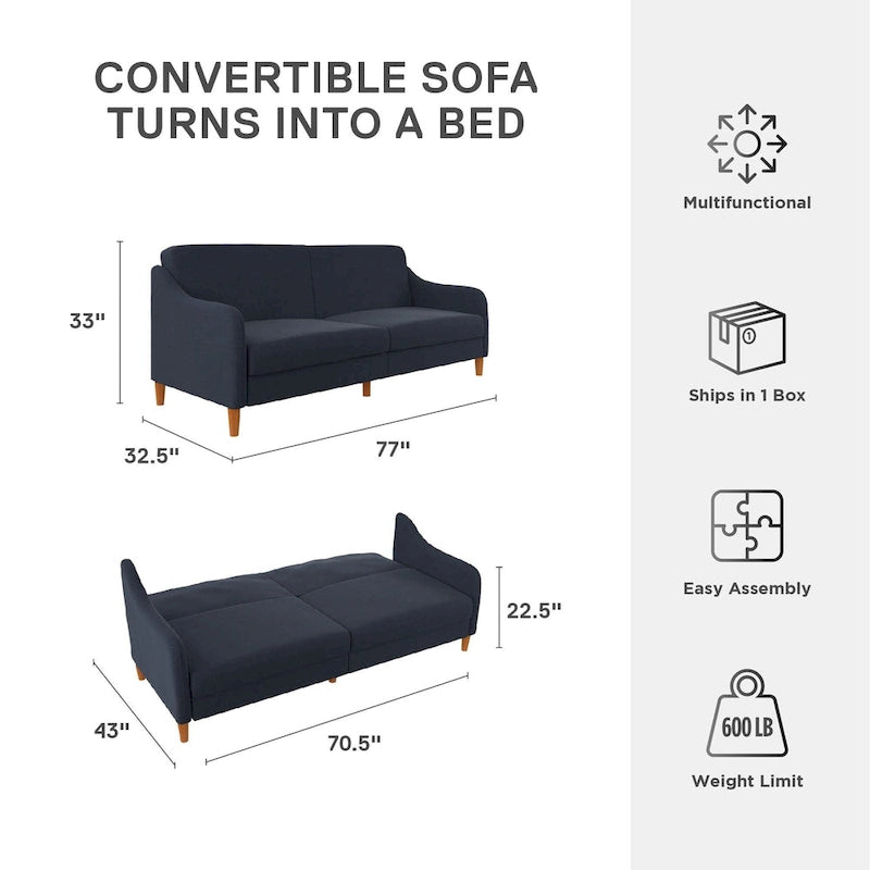 Futon à ressorts Avenue Greene Jayson