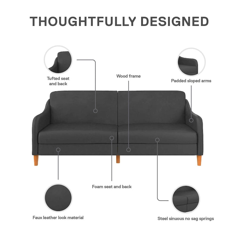 Futon à ressorts Avenue Greene Jayson