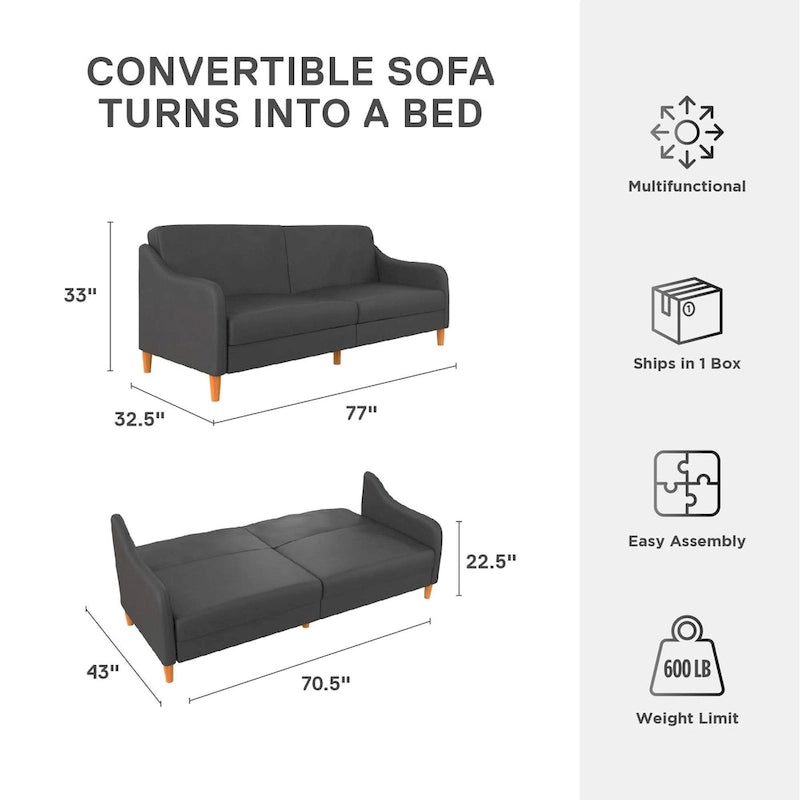 Futon à ressorts Avenue Greene Jayson