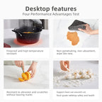 Ensemble de salle à manger extensible 9 pièces (de 62,9 pouces à 94,4 pouces) avec plateau en pierre frittée et 8 chaises