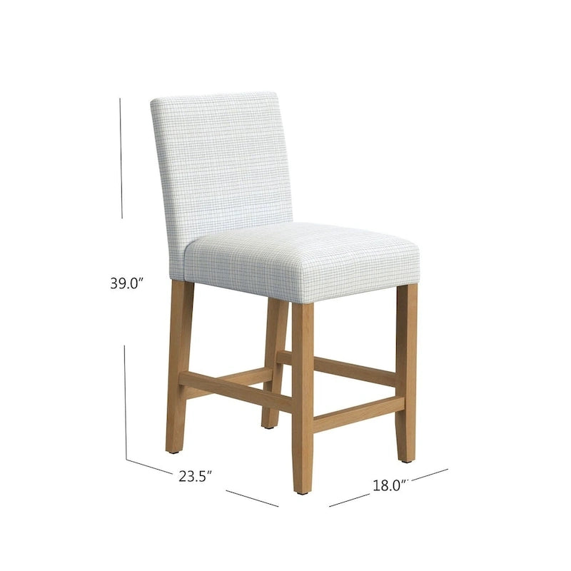 Tabouret de bar rembourré classique HomePop 25