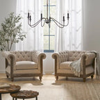 Voll Fabric Club Chairs (Set of 2) by Christopher Knight Home