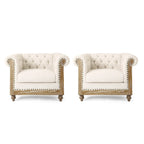 Fauteuils club en tissu Voll (lot de 2) par Christopher Knight Home