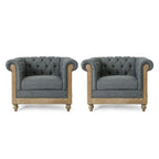 Fauteuils club en tissu Voll (lot de 2) par Christopher Knight Home