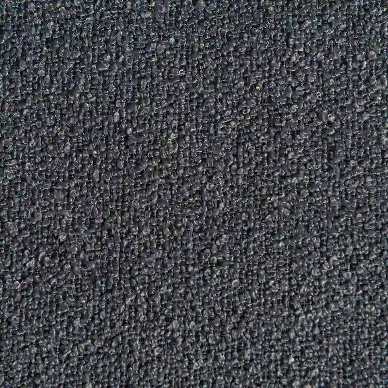 Canapé 2 places KINWELL en tissu bouclé avec coussins