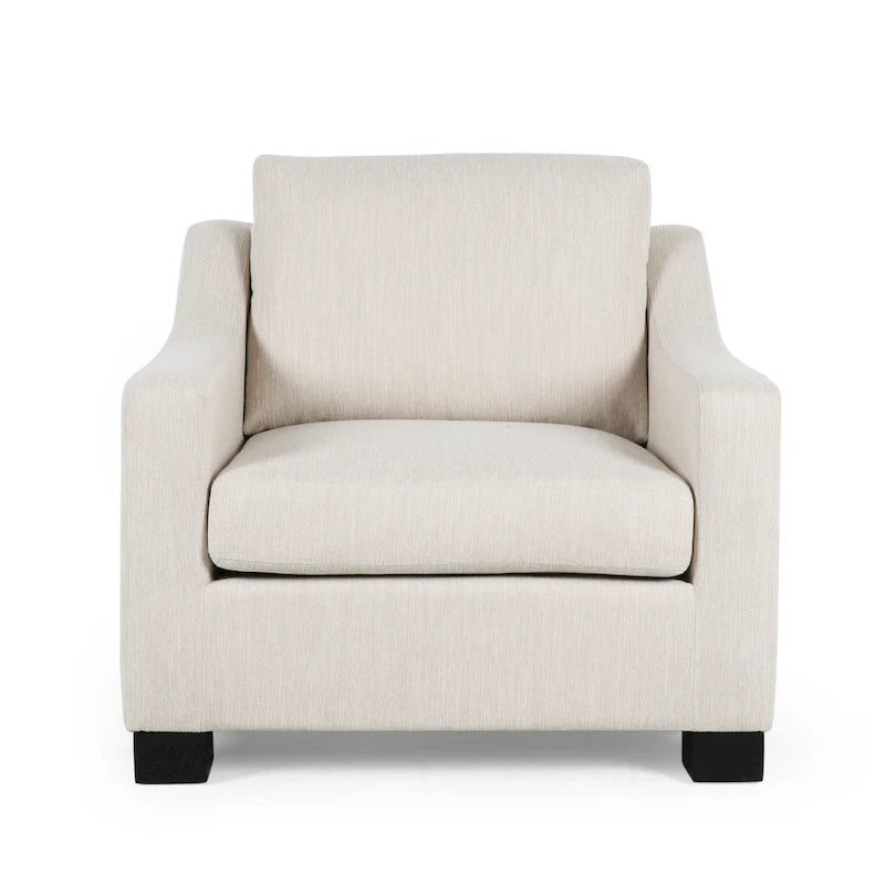 Fauteuil club rembourré contemporain Halevy par Christopher Knight Home
