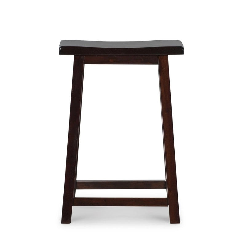 Tabouret de bar sans dossier Linon Cackleberry à assise en selle - Non disponible