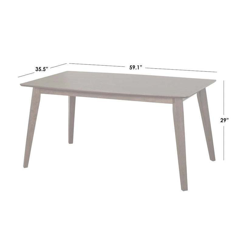 Ensemble de salle à manger 5 pièces Simple Living Bernard style milieu du siècle