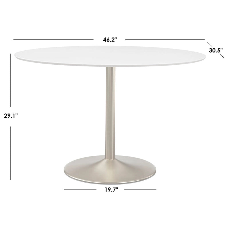 Table ovale Pise pour un mode de vie simple
