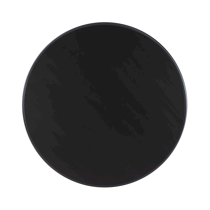 Table ronde Josie en bois massif sur pied