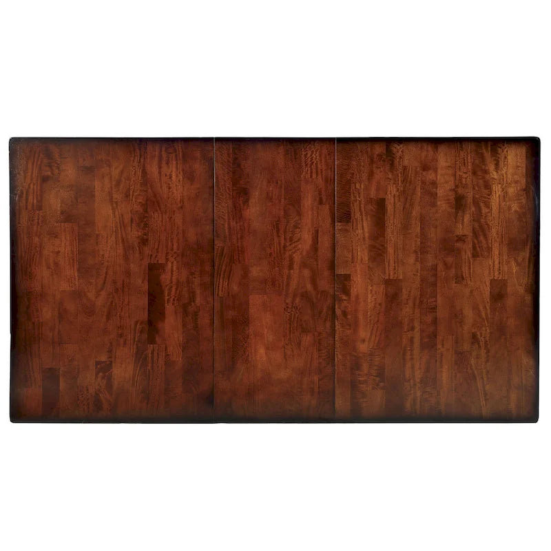 Table de salle à manger extensible Furniture of America Paur Cottage en merisier de 78 pouces