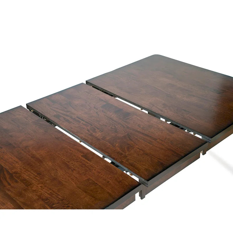 Table de salle à manger extensible Furniture of America Paur Cottage en merisier de 78 pouces