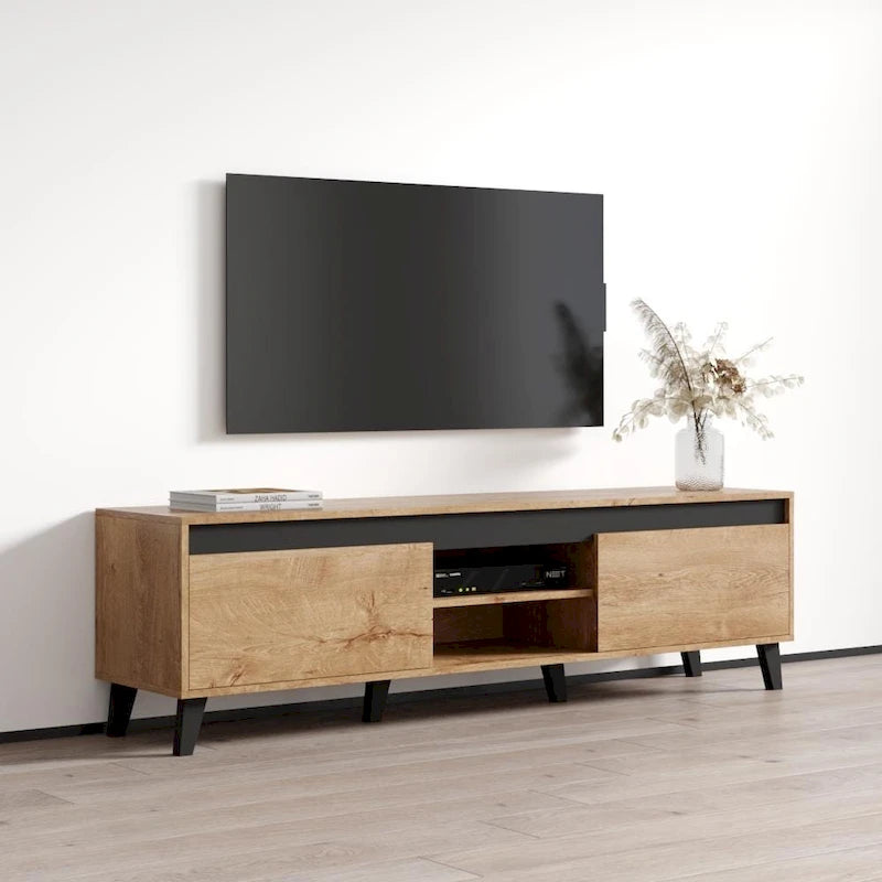 Meuble TV Nord II 67 - 48,5 cm (H) x 169,5 cm (L) x 38 cm (P)