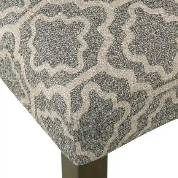 Chaises de salle à manger géométriques HomePop Parsons gris cendré (lot de 2)