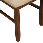 Ensemble de salle à manger 9 pièces Roundhill Furniture Karven Wood, table extensible à tréteaux et 8 chaises, noisette foncé