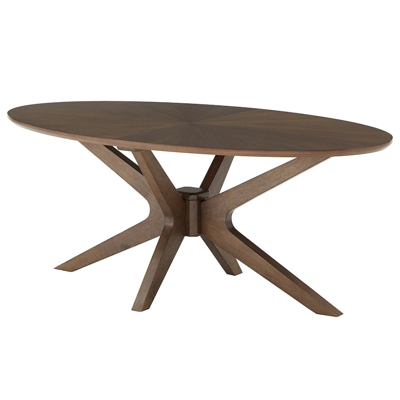Tables Rondo finition noyer style Mid-Century par iNSPIRE Q Modern