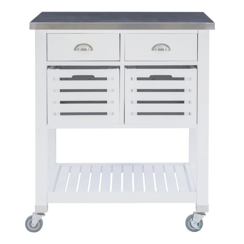 Chariot de cuisine roulant Eileen avec rangement