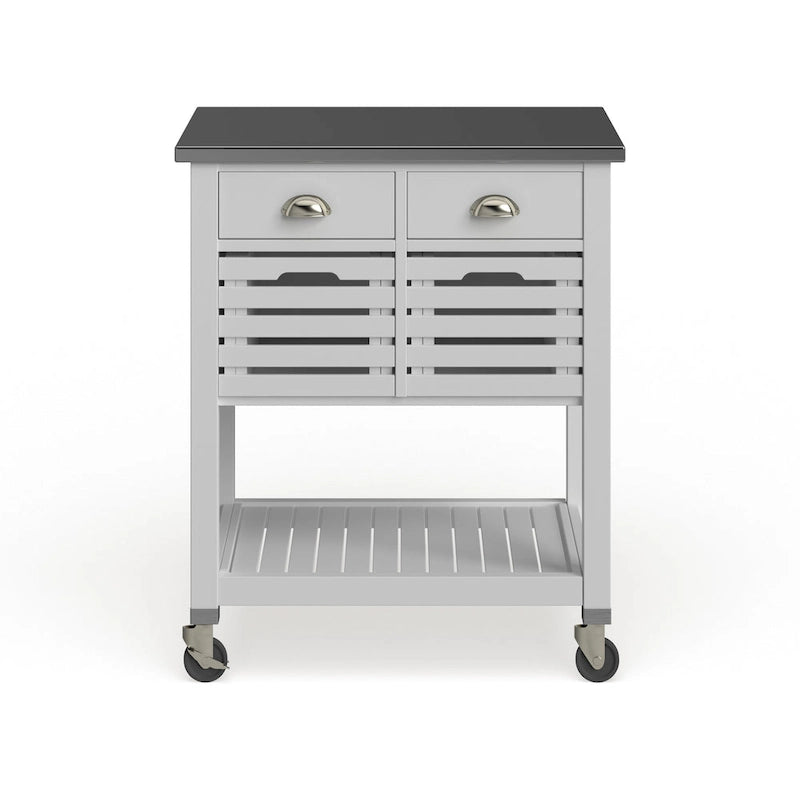Chariot de cuisine roulant Eileen avec rangement