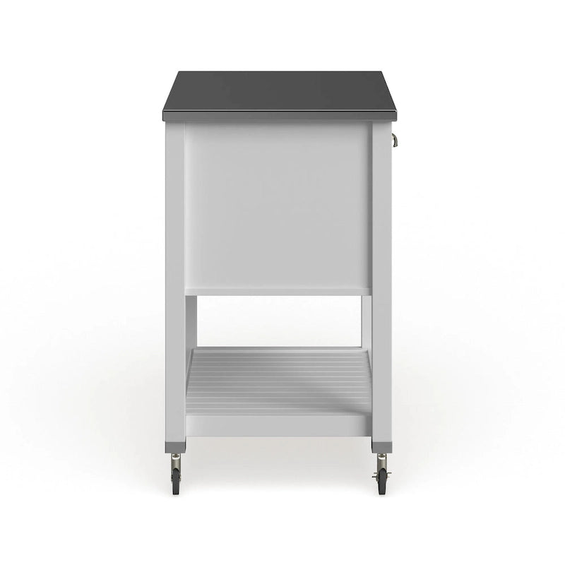 Chariot de cuisine roulant Eileen avec rangement