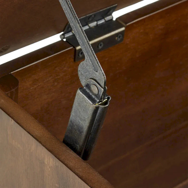 Banc de rangement Granger avec coussin d'assise en lin par iNSPIRE Q Classic