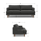 Canapé moderne du milieu du siècle WYNDENHALL Chloris de 193 cm de large