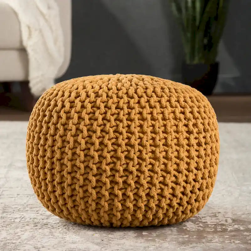 Pouf rond texturé Spectrum