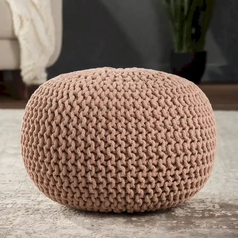Pouf rond texturé Spectrum