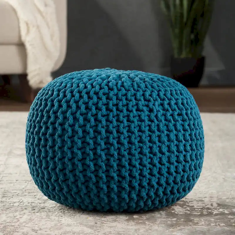 Pouf rond texturé Spectrum
