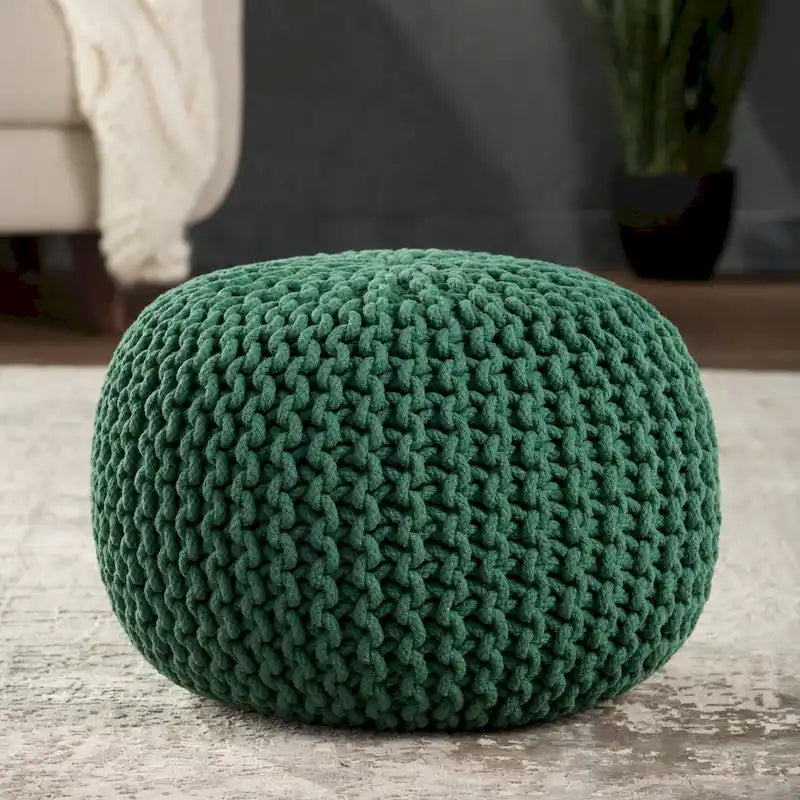 Pouf rond texturé Spectrum