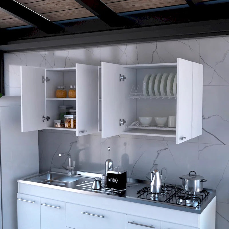 Armoire murale FM Furniture Winslow 150, quatre portes