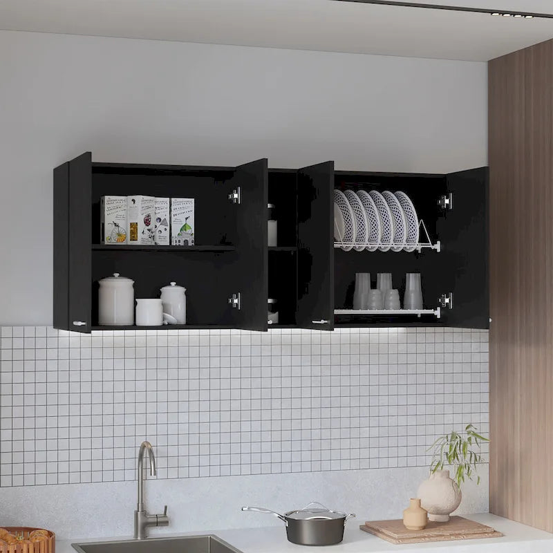 Armoire murale FM Furniture Winslow 150, quatre portes