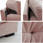 Canapé capitonné en forme de nuage (89 cm)