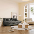 Canapé capitonné en forme de nuage (89 cm)