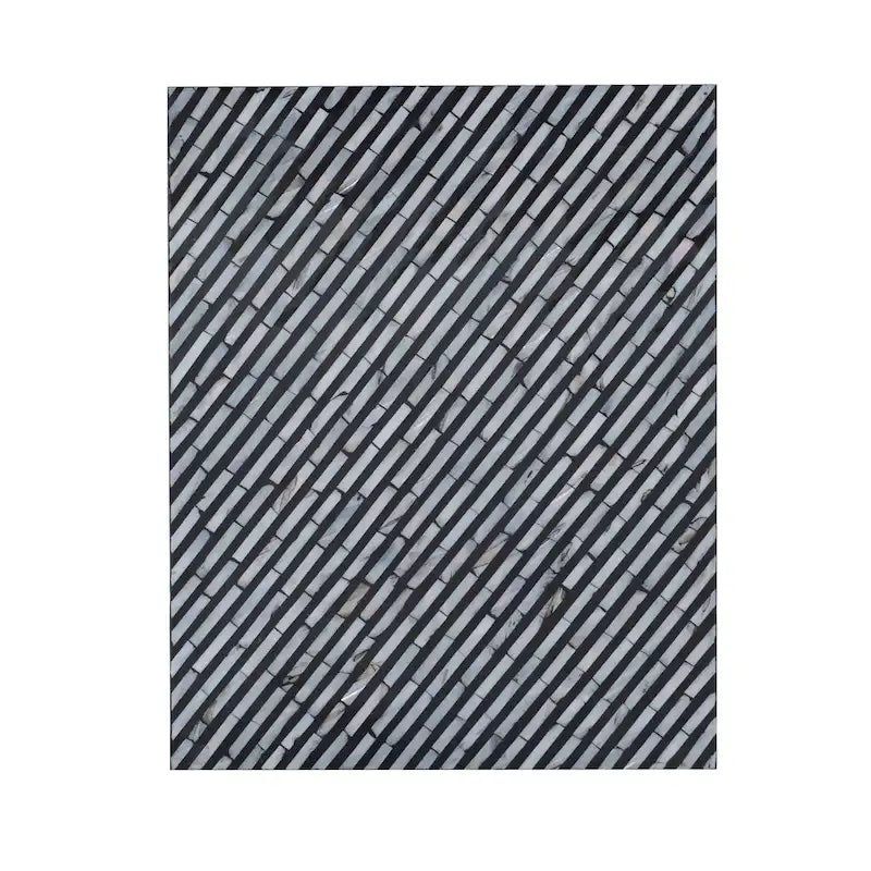 Table d'appoint Shawnee Capiz en mosaïque de poisson