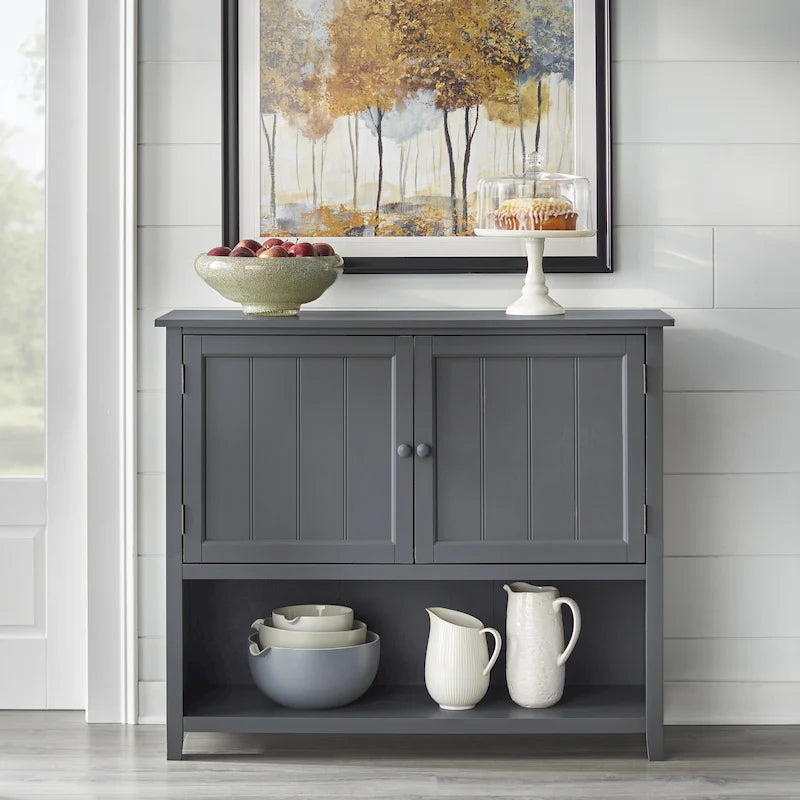Buffet à deux portes de style ferme Hanover, style simple.