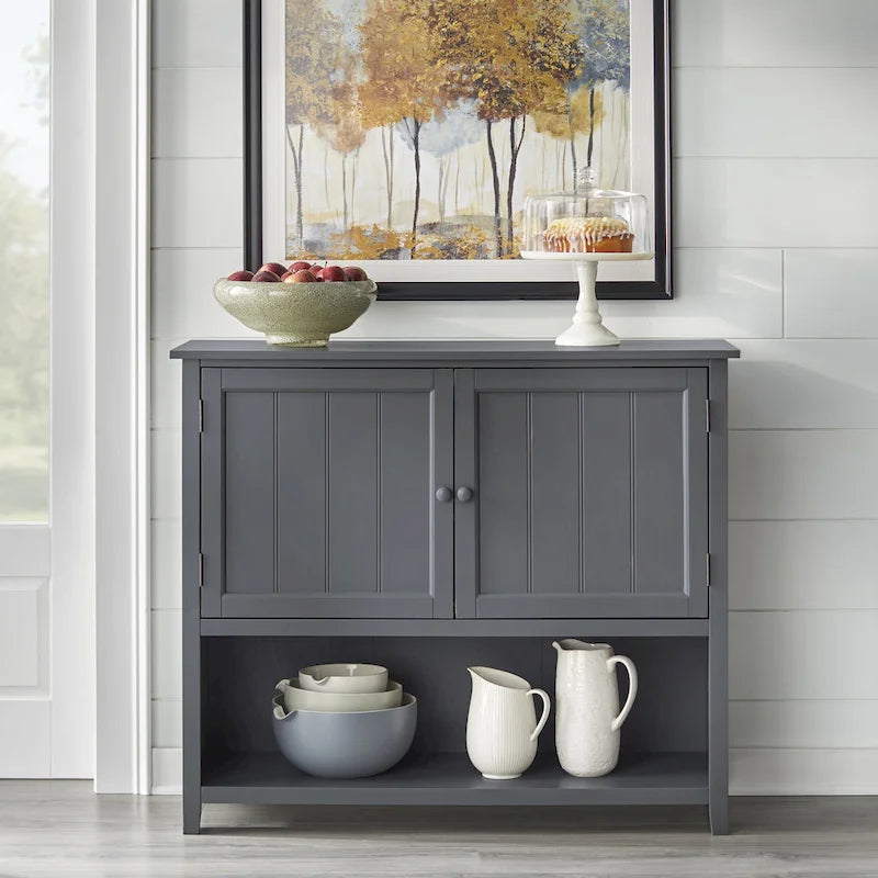 Buffet à deux portes de style ferme Hanover, style simple.