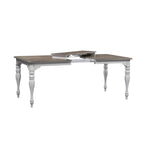 Ensemble de table à pieds 7 pièces Magnolia Manor Antique White Weathered Bark Opt