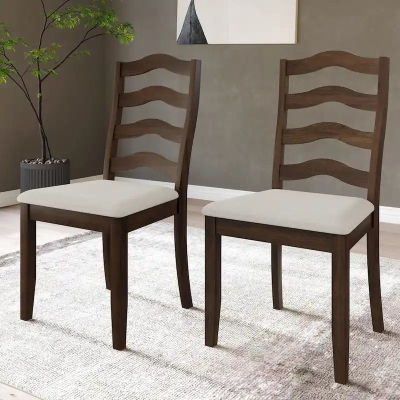 Chaises de salle à manger en bois CraftPorch Sophistique (lot de 2) - Non disponible