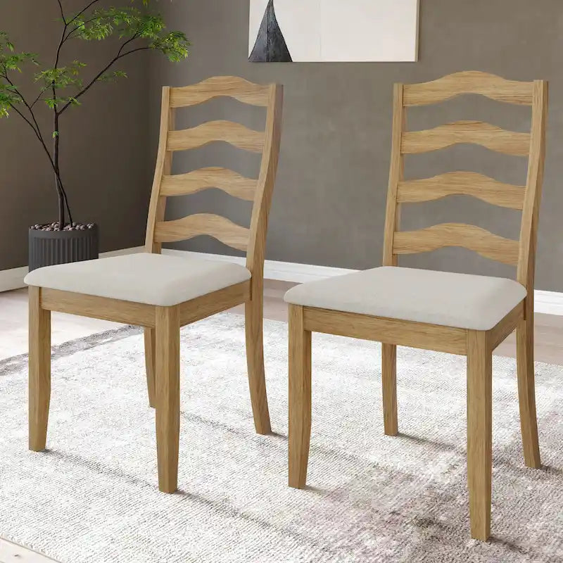 Chaises de salle à manger en bois CraftPorch Sophistique (lot de 2) - Non disponible