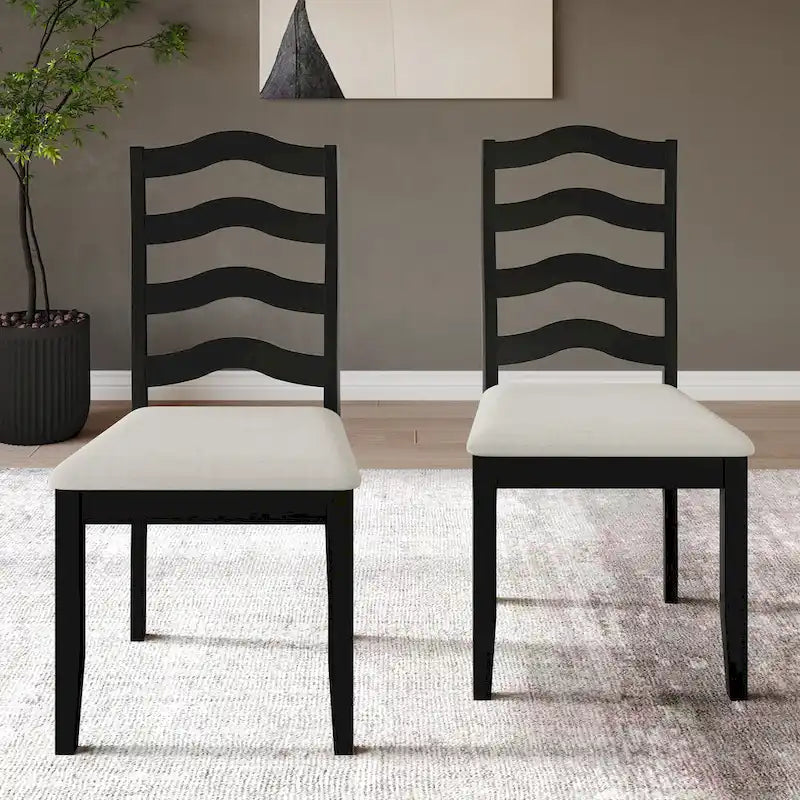 Chaises de salle à manger en bois CraftPorch Sophistique (lot de 2) - Non disponible