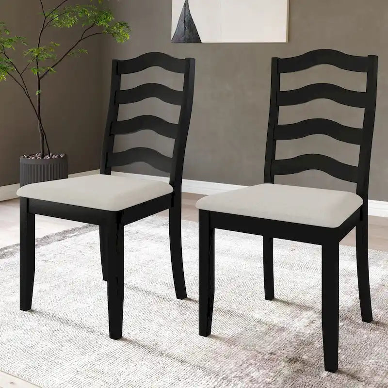 Chaises de salle à manger en bois CraftPorch Sophistique (lot de 2) - Non disponible